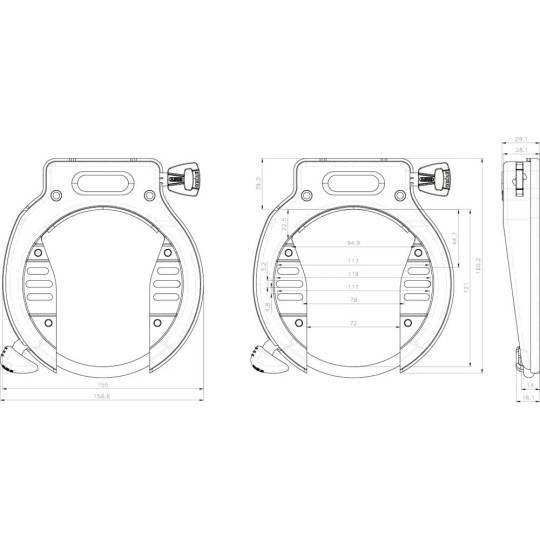 Antivol de vélo ABUS 6950m